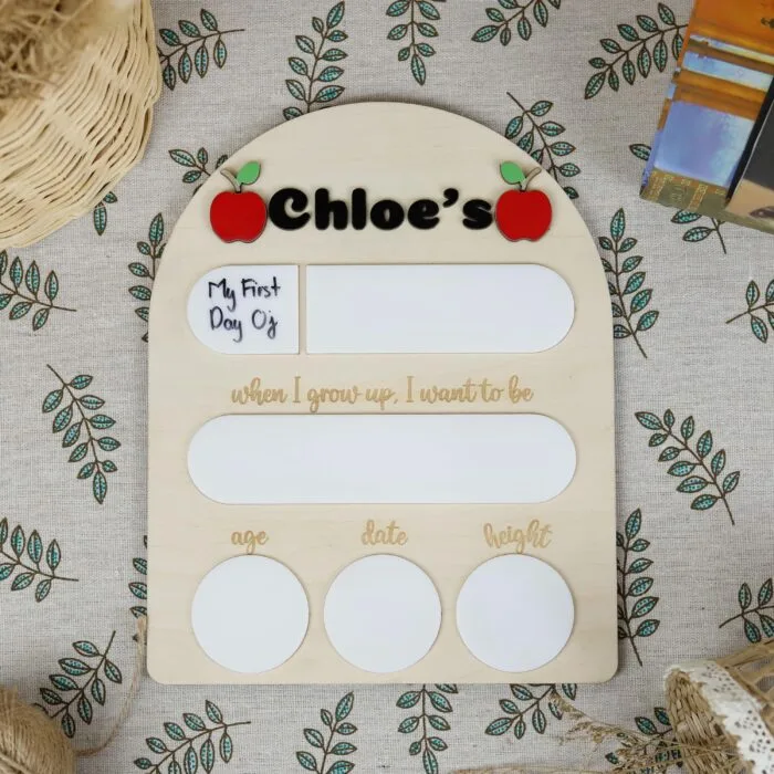 Personalized First Day of School Sign| Custom Back to School Board| First Day Sign for Kids - Image 7