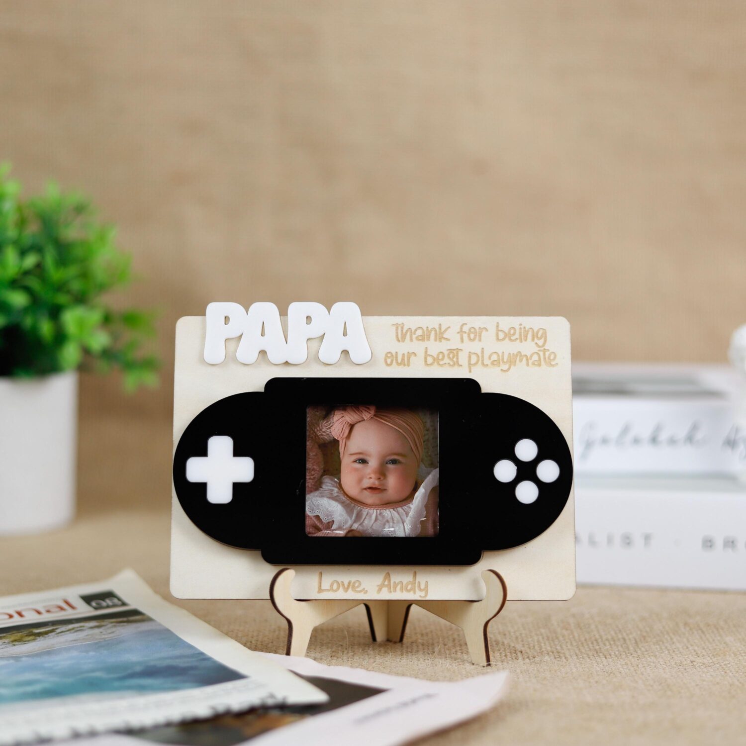 Gaming dad keepsake frame