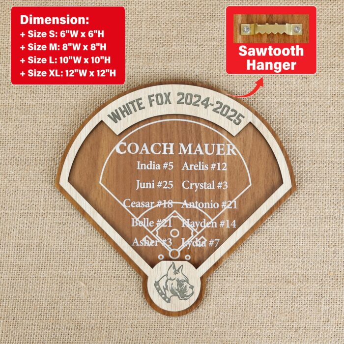 Custom Baseball & Softball Plaque | Personalized Player Award | A Keepsake of Pride - Image 2