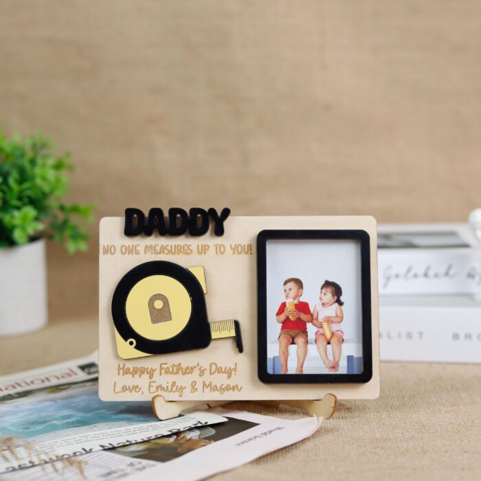 Personalized Photo Frame Gift He’ll Treasure | Custom Grandpa Picture Frame |  Personalized Thank You Frame for Grandpa