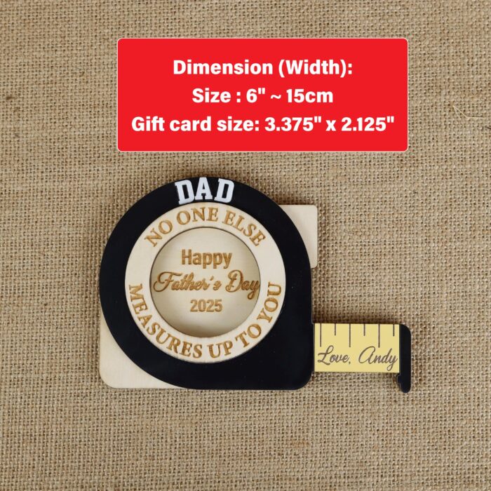 Personalized Metal Gift Card Holder for Him | Custom Gift Card Holder for Father’s Day | Personalized Metal Card Holder - Image 2