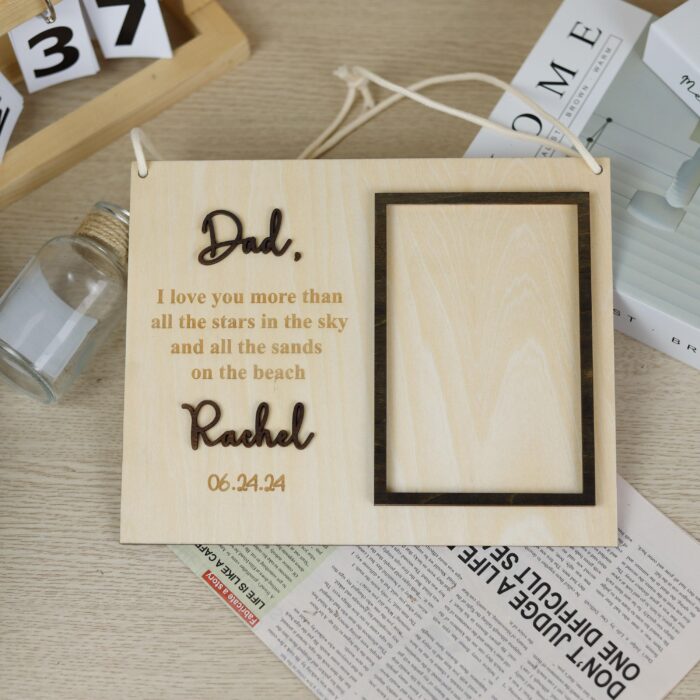 Best Dad Photo Frame | Custom Dad Picture Frame | Father’s Day Gift Frame - Image 7