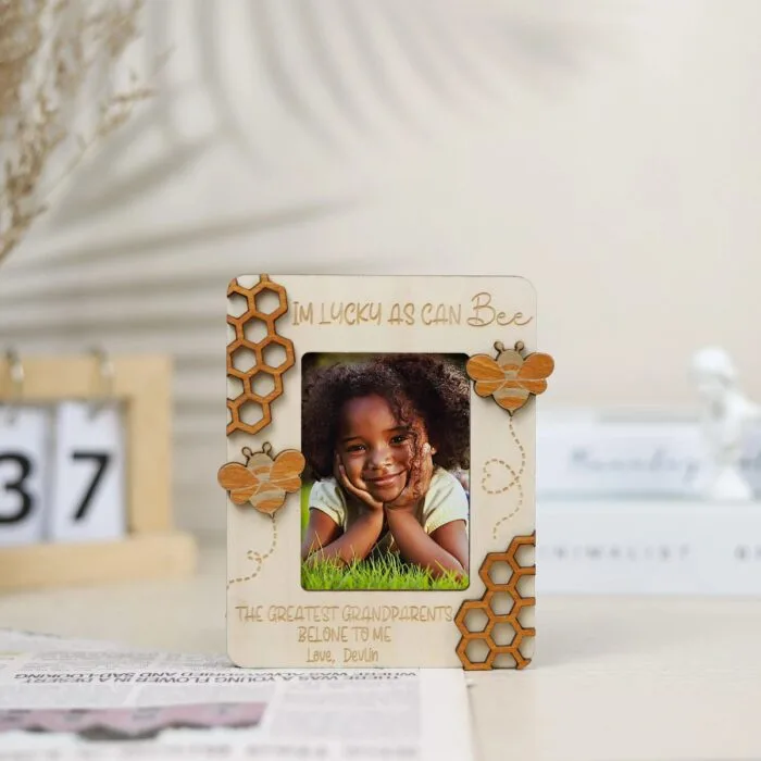 Custom Bee Magnet | Personalized Bumble Bee Magnet | Cute Bee Fridge Magnet