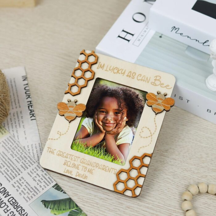 Custom Bee Magnet | Personalized Bumble Bee Magnet | Cute Bee Fridge Magnet - Image 4