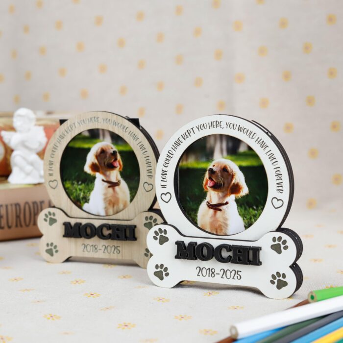 Personalized Dog Memorial Sign | Engraved Dog Remembrance Gift | Dog Memorial Wooden Sign - Image 8