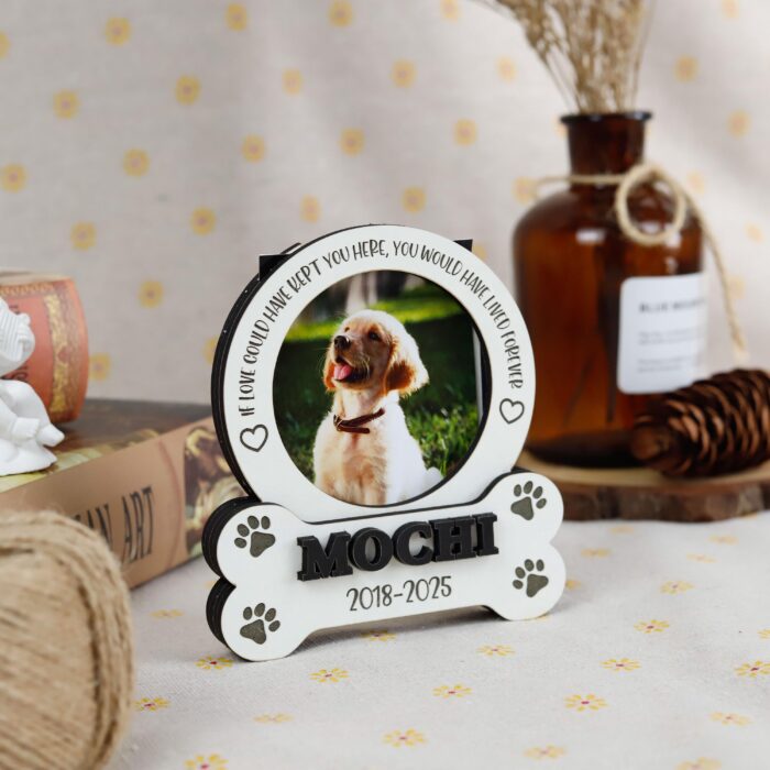 Personalized Dog Memorial Sign | Engraved Dog Remembrance Gift | Dog Memorial Wooden Sign - Image 5