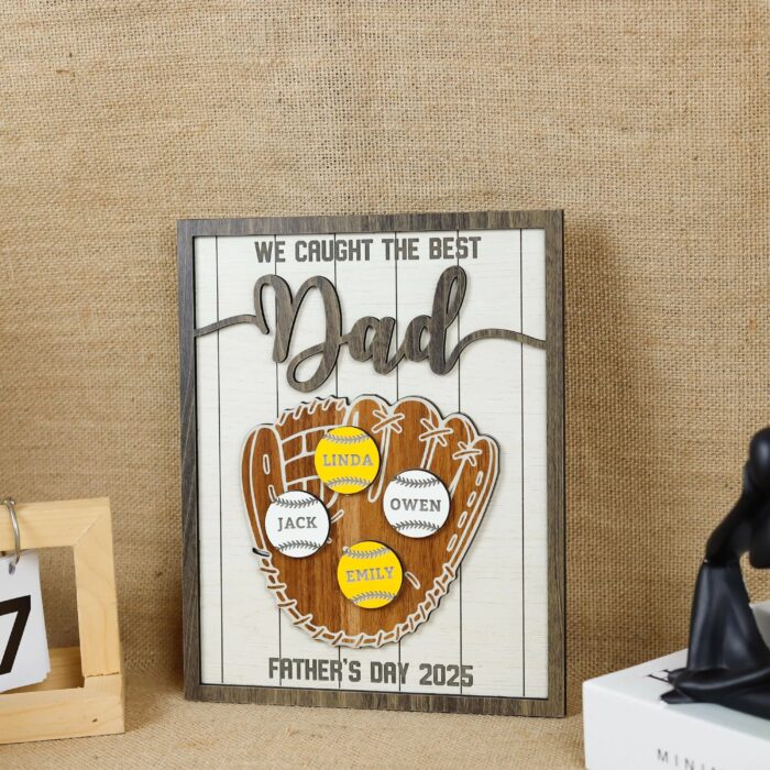 Personalized Grandkids Name Sign | Custom Grandpa Sign | Personalized Decor Full of Love - Image 5