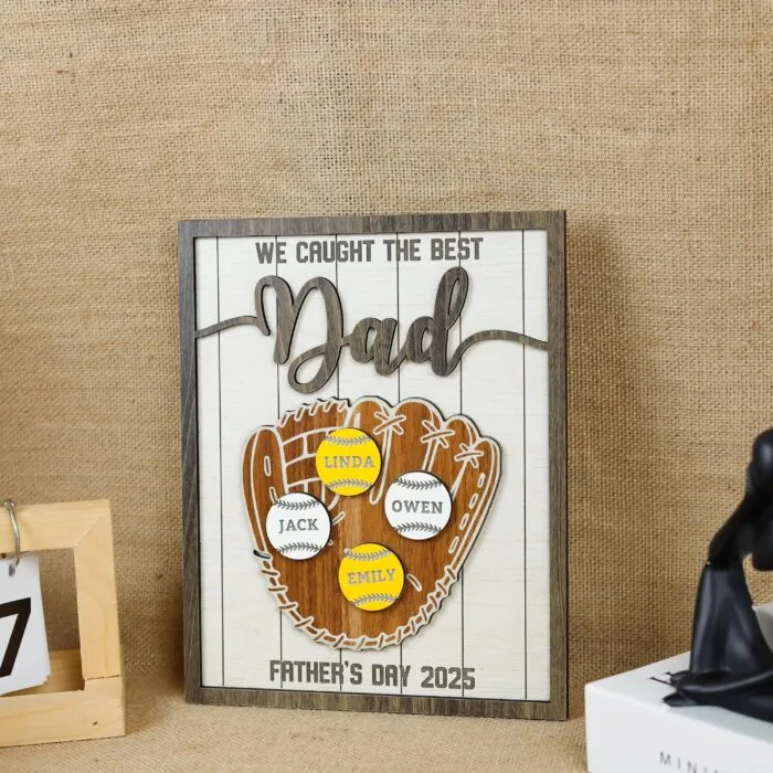 Personalized Grandkids Name Sign | Custom Grandpa Sign | Personalized Decor Full of Love - Image 5