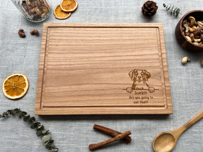 Custom Dog Cutting Board - Pet Lover Gift | Personalized Pet Board for Dog Moms & Dads – So Adorable! - Image 3