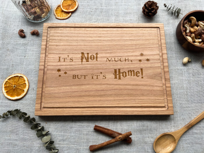 Personalized Wizard Home Cutting Board - Fan Gift | Custom Wizard Cutting Board – Harry Potter Home Gift for Fans