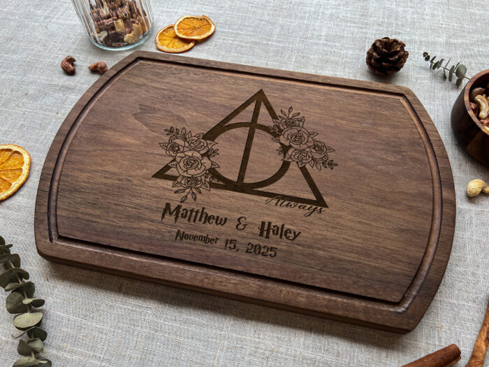 Personalized Harry Potter Cutting Board - Fan Gift | Personalized Harry Potter Cutting Board with Always Quote - Image 6