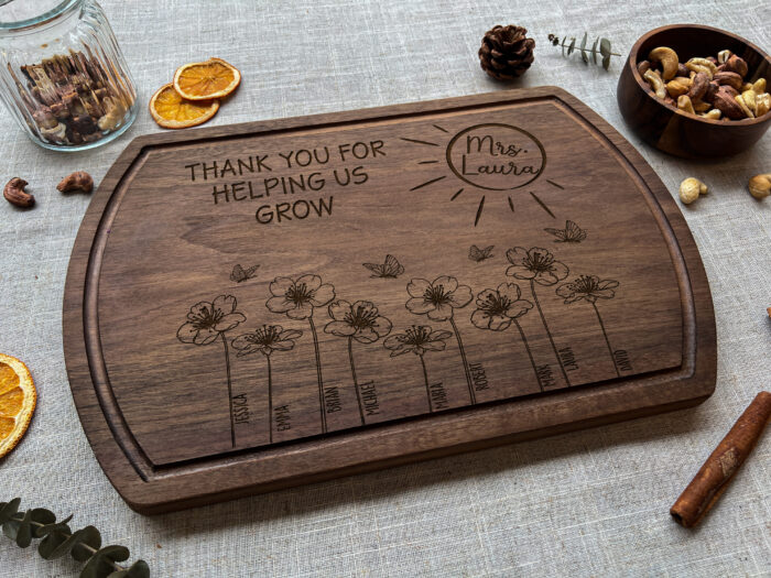 Custom Teacher Cutting Board - Teacher Gift | Personalized Gift for Teachers – Engraved Cutting Board They’ll Love! - Image 7