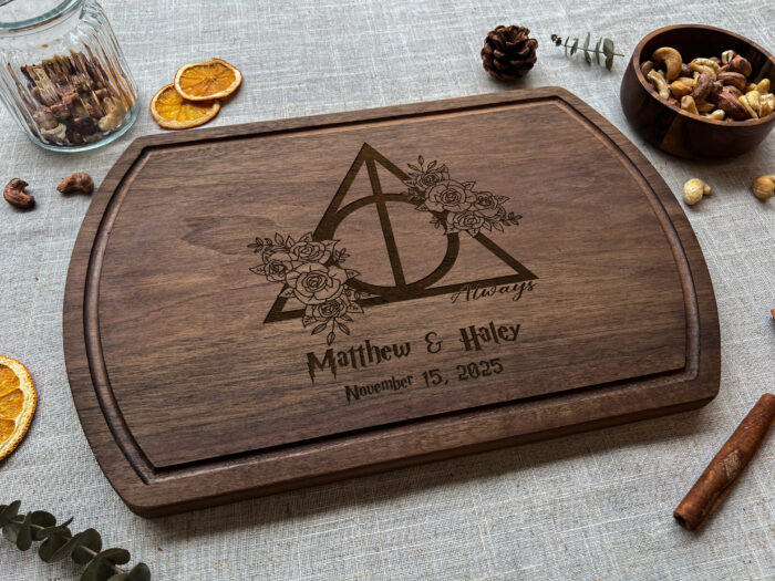 Personalized Harry Potter Cutting Board - Fan Gift | Personalized Harry Potter Cutting Board with Always Quote - Image 7