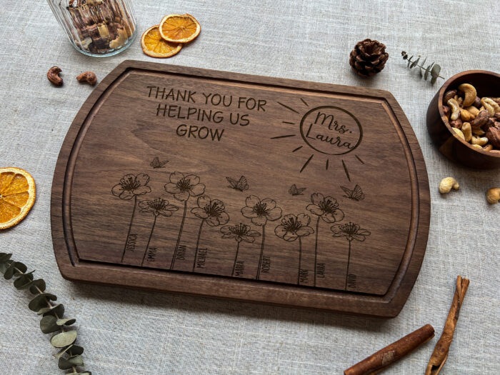 Custom Teacher Cutting Board - Teacher Gift | Personalized Gift for Teachers – Engraved Cutting Board They’ll Love! - Image 8