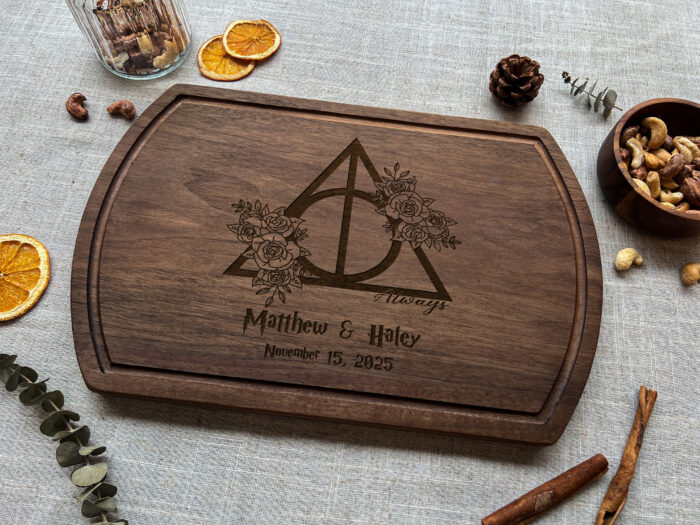 Personalized Harry Potter Cutting Board - Fan Gift | Personalized Harry Potter Cutting Board with Always Quote - Image 8