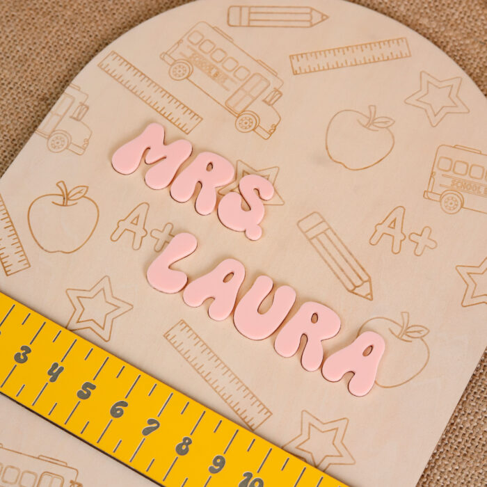 Personalized 3D Teacher Name Sign -Classroom Gift | Custom 3D Teacher Name Sign for Classroom Decor - Image 8