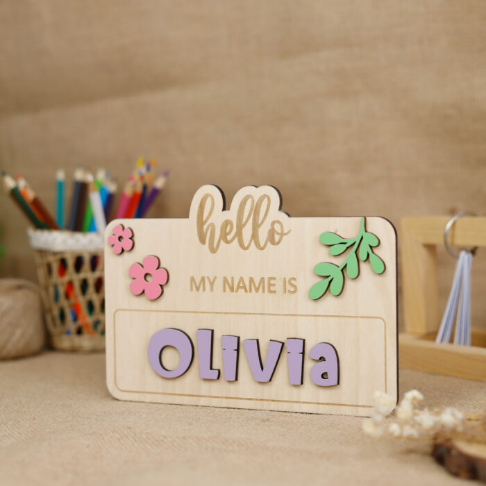 Personalized Hello Baby Sign – The Cutest Keepsake Ever! | Hello Baby! Custom Name Signs for Sweet Birth Announcements - Image 5