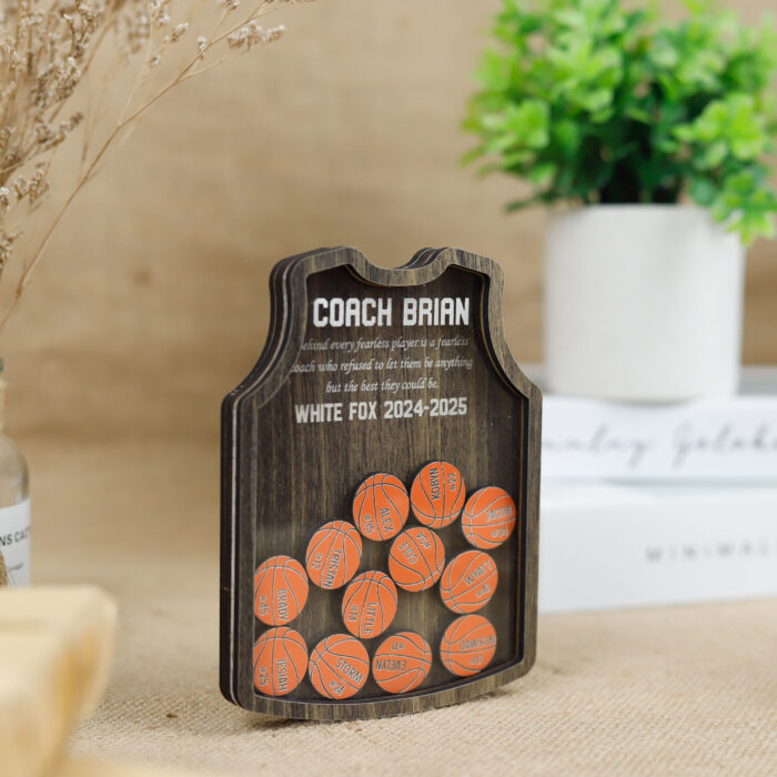 Personalized Basketball Coach Gift - Appreciation Gift | Custom Engraved Keepsake for Appreciation - Image 4