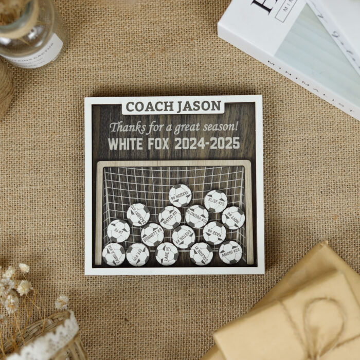 Personalized Soccer Shaker Fridge Magnet | Personalized Soccer Magnet Gift for Players and Coaches - Image 4