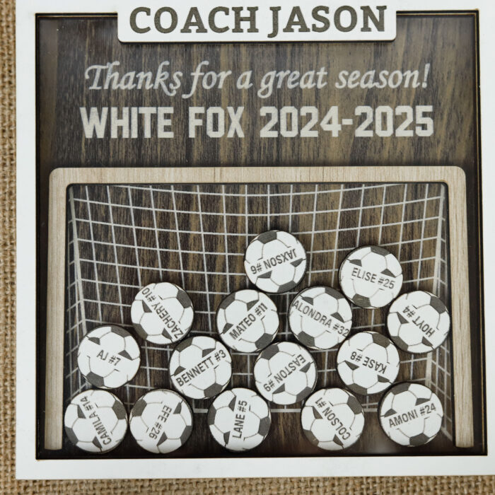 Personalized Soccer Shaker Fridge Magnet | Personalized Soccer Magnet Gift for Players and Coaches - Image 8