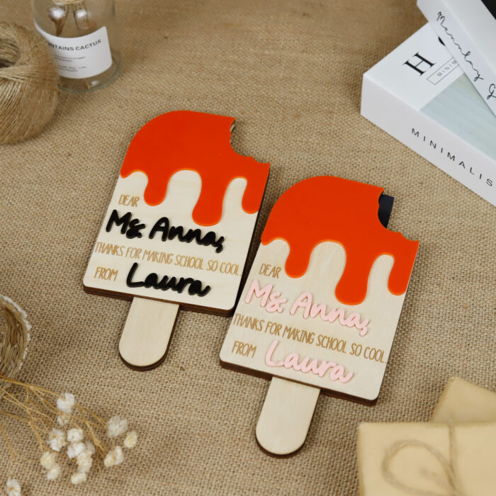 Personalized Teacher Gift Card Holder | Custom Engraved Teacher Gift Card Holder for Appreciation - Image 5
