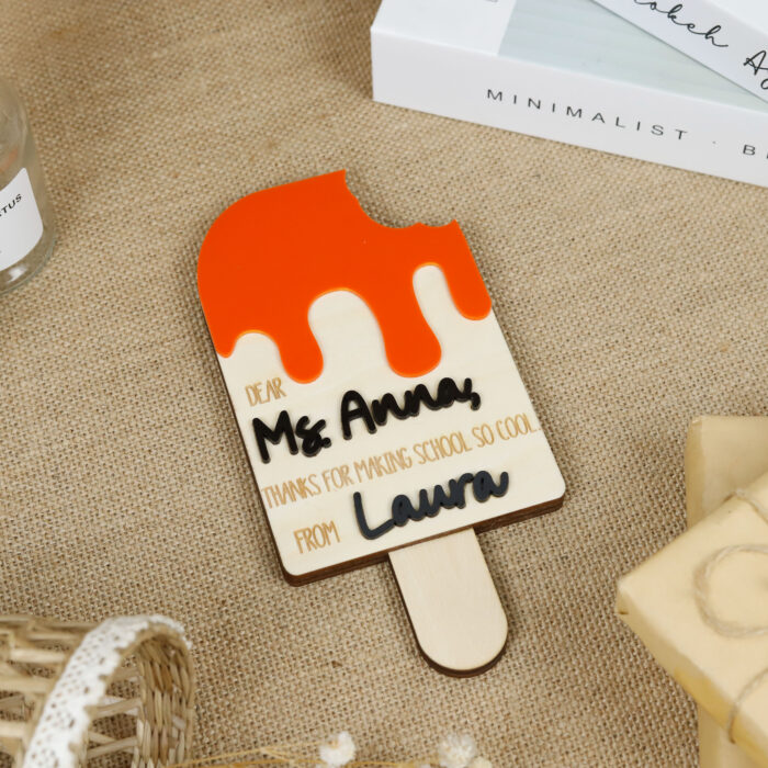 Personalized Teacher Gift Card Holder | Custom Engraved Teacher Gift Card Holder for Appreciation - Image 8