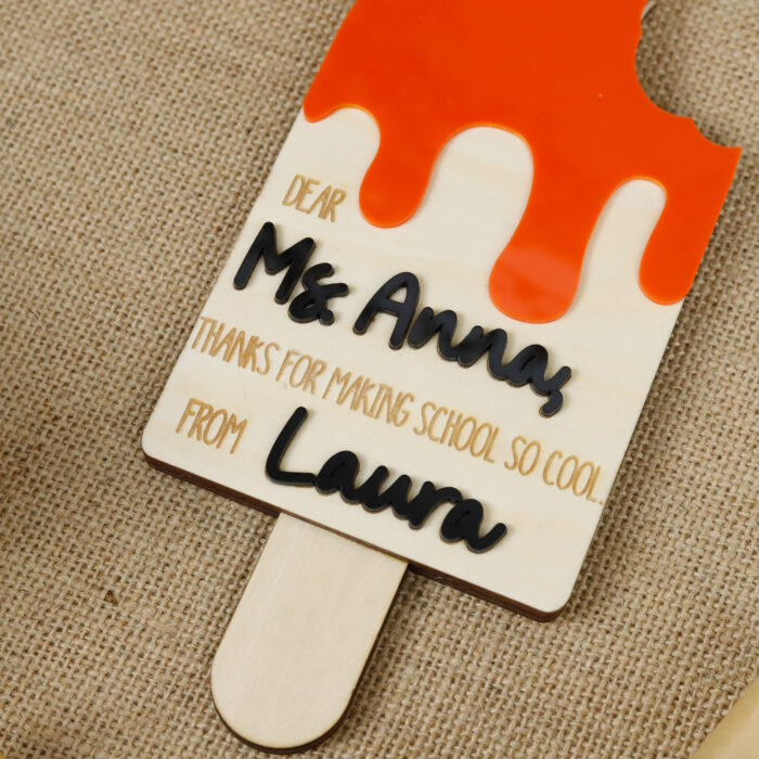 Personalized Teacher Gift Card Holder | Custom Engraved Teacher Gift Card Holder for Appreciation - Image 9