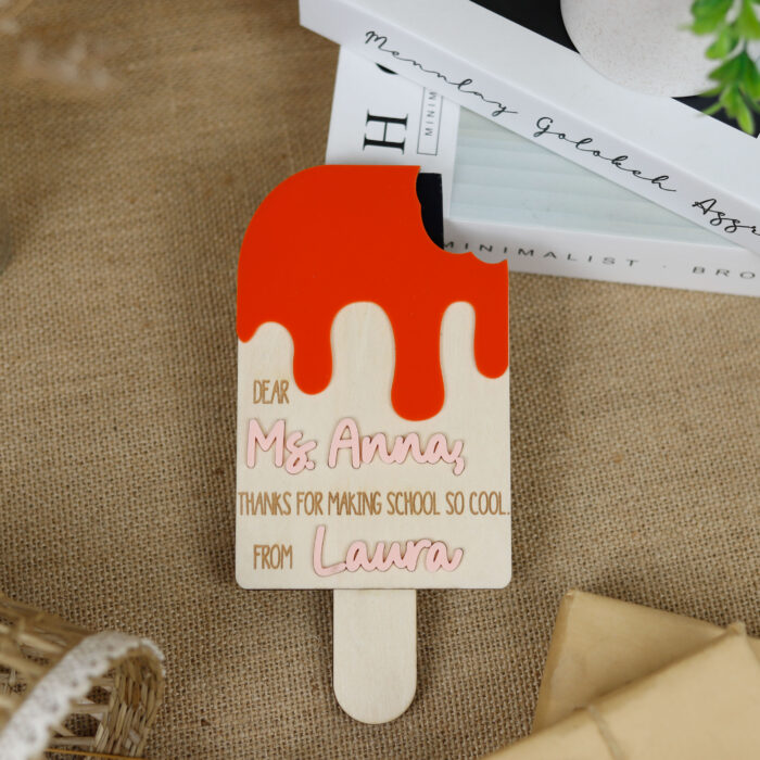 Personalized Teacher Gift Card Holder | Custom Engraved Teacher Gift Card Holder for Appreciation - Image 10