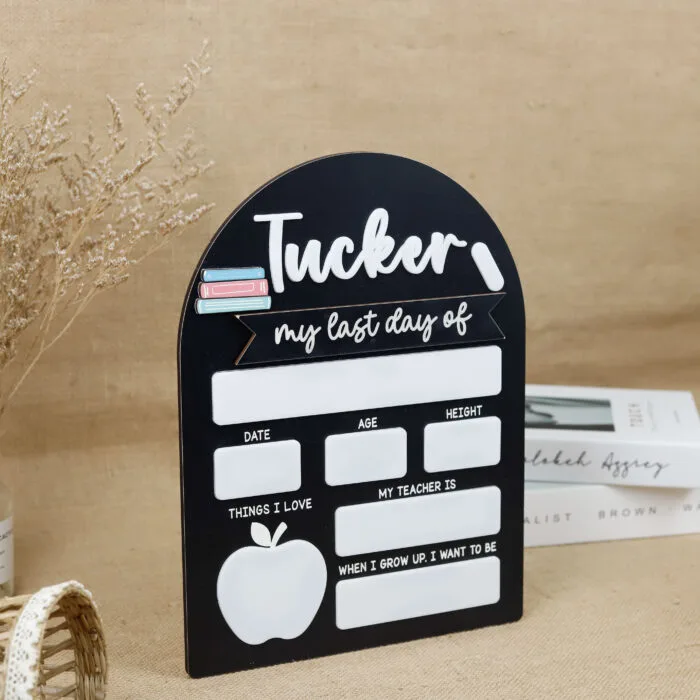 Personalized School Sign Props – Custom Back to School Photo Set| Back to School Sign Props – Personalized Photo Props for First Day Memories - Image 6