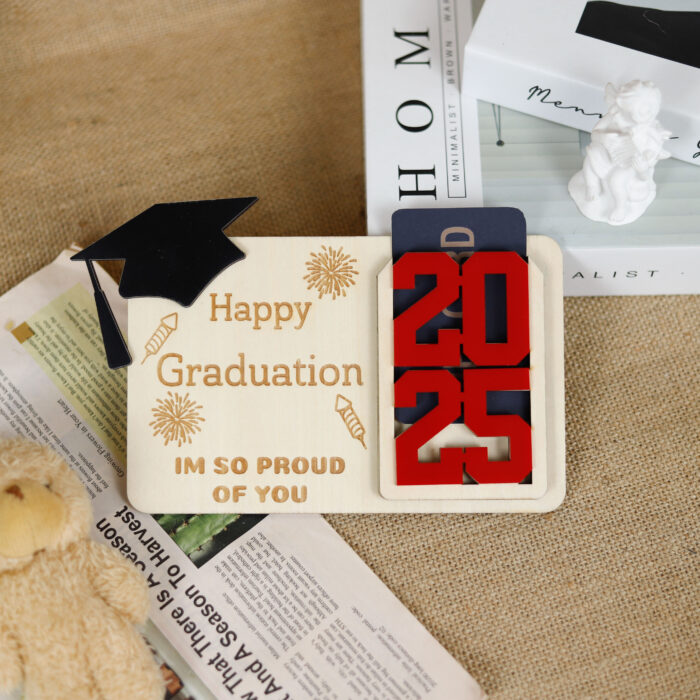 Custom Graduation Gift Holder - Grad Gift | Engraved Graduation Card Holder for Grads - Image 7