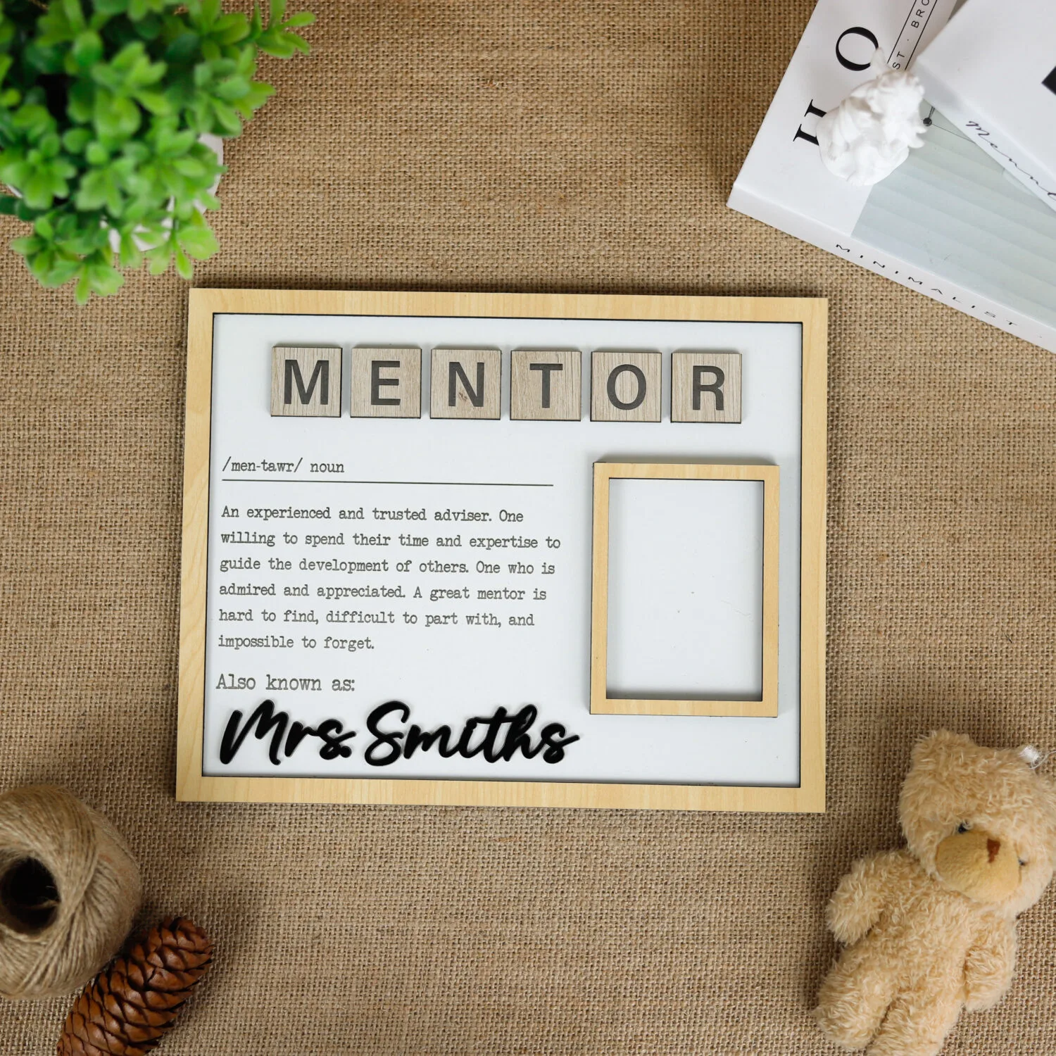 Personalized Mentor Photo Frame - Appreciation Gift | - Image 5