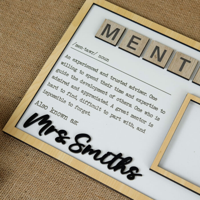 Personalized Mentor Photo Frame - Appreciation Gift | - Image 7