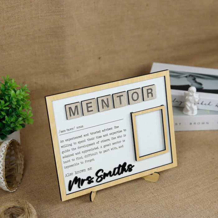 Personalized Mentor Photo Frame - Appreciation Gift | - Image 8