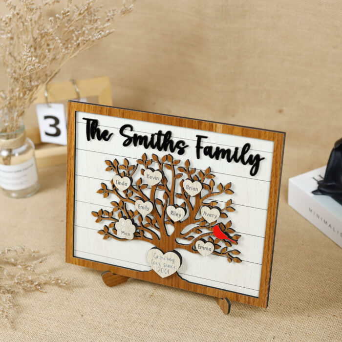Custom Family Tree Sign - Family Gift | Personalized Family Tree Sign for Home - Image 8