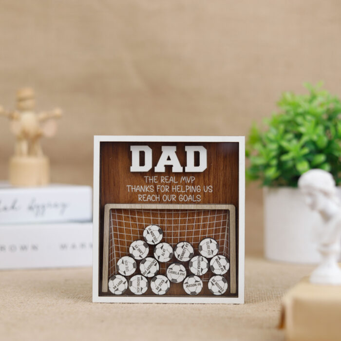 Personalized Soccer Shaker Fridge Magnet | Soccer Shaker Magnet for Team Memories