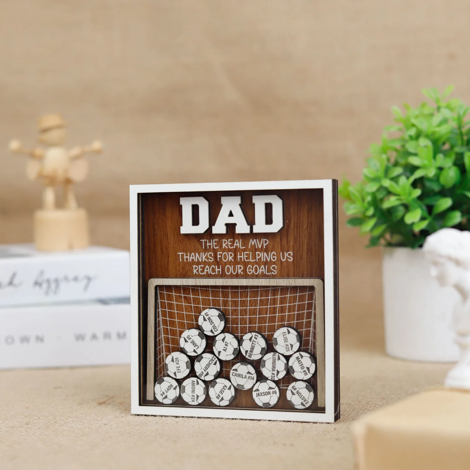 Personalized Soccer Shaker Fridge Magnet | Soccer Shaker Magnet for Team Memories - Image 4