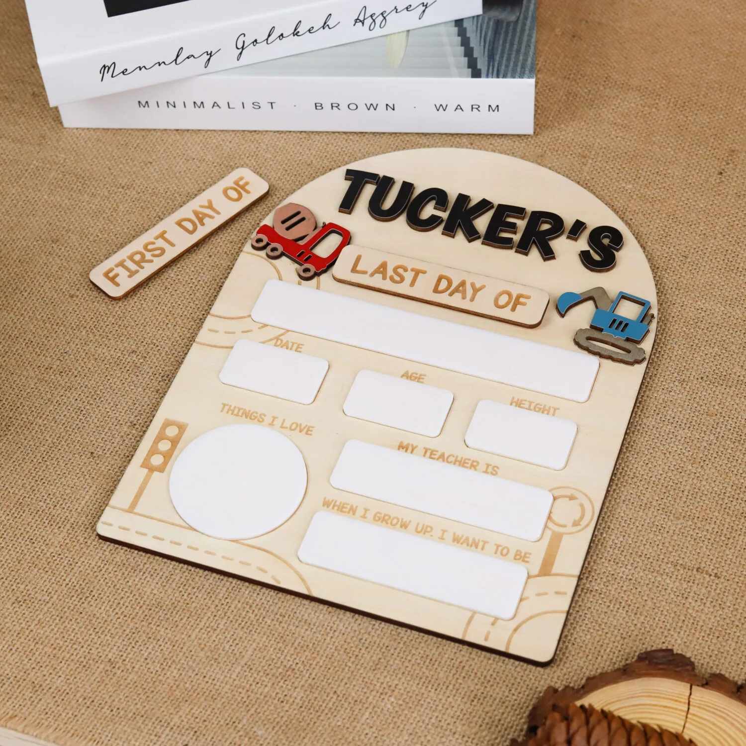 Personalized Arched Back to School Sign | Custom Arch First Day of School Sign for Kids’ Photos - Image 6