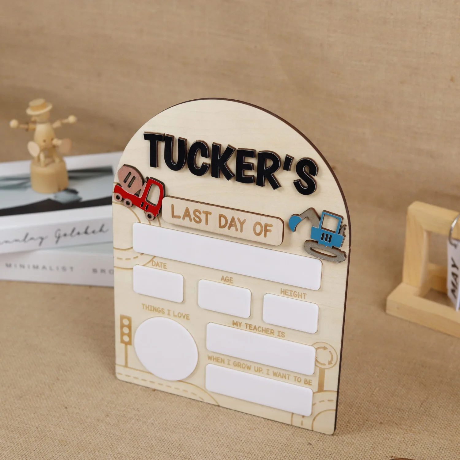 Personalized Arched Back to School Sign | Custom Arch First Day of School Sign for Kids’ Photos - Image 9