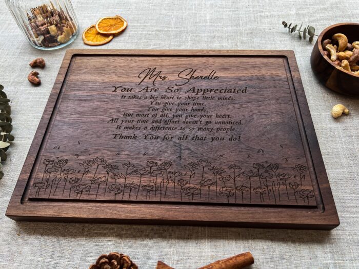 Personalized Retirement Appreciation Cutting Board | Custom Retirement Appreciation Cutting Boards for Heartfelt Tributes - Image 4