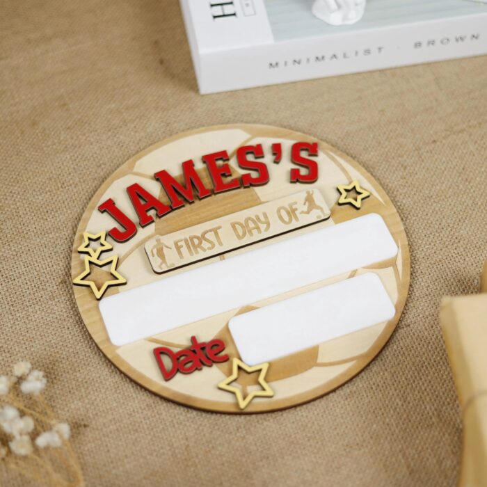 Personalized Soccer School Photo Prop - Milestone | Custom Soccer School Photo Prop – Back to School Gift - Image 5