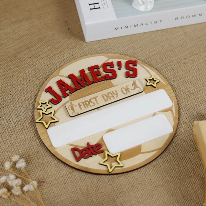 Personalized Soccer School Photo Prop - Milestone | Custom Soccer School Photo Prop – Back to School Gift - Image 10
