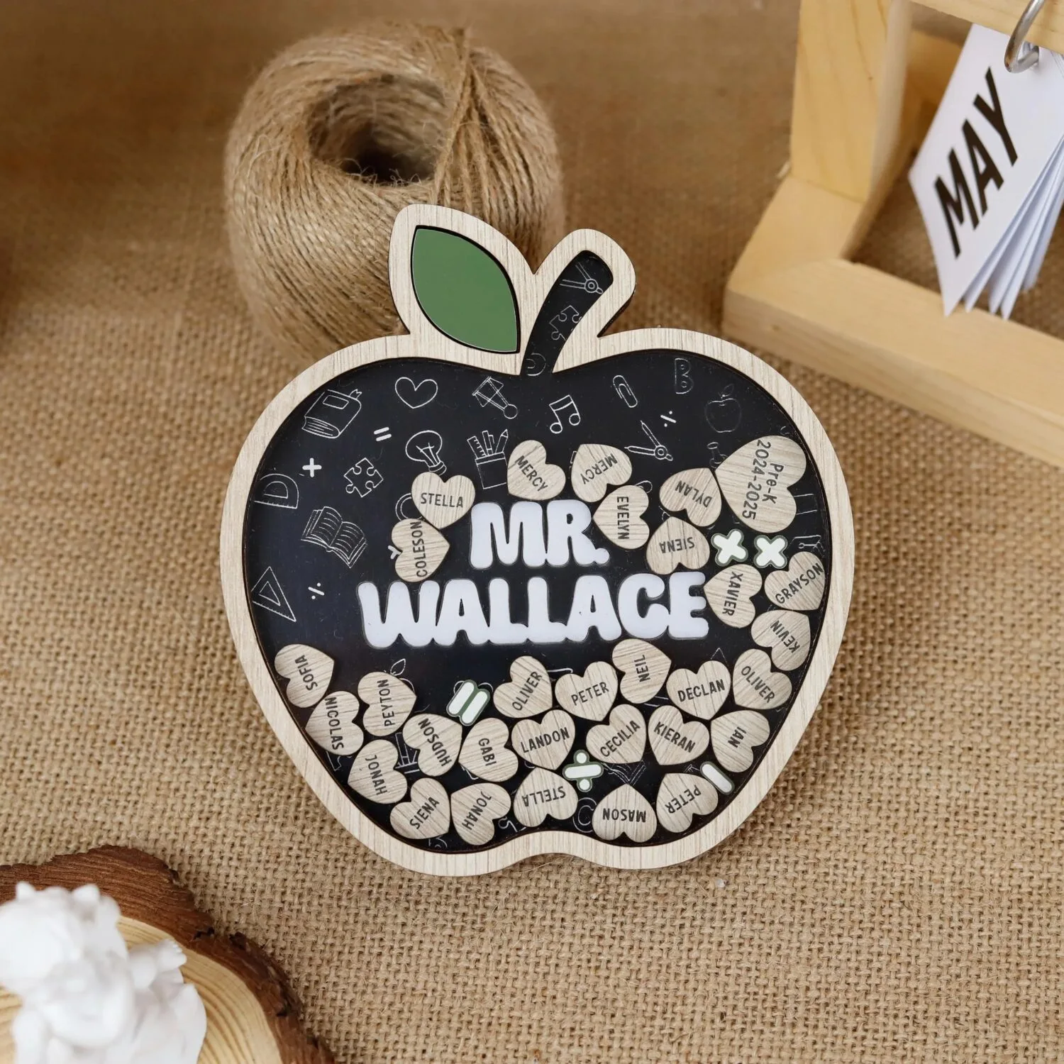 Personalized Math Teacher Gift | Custom Classroom Sign for Math Teacher Appreciation - Image 4