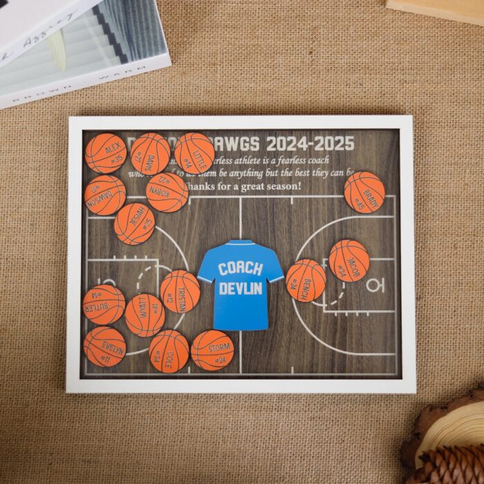 Personalized Basketball Shaker Magnet | Custom Basketball Shaker Magnet – Team Keepsake | Engraved Basketball Magnet for Sports Fans - Image 5