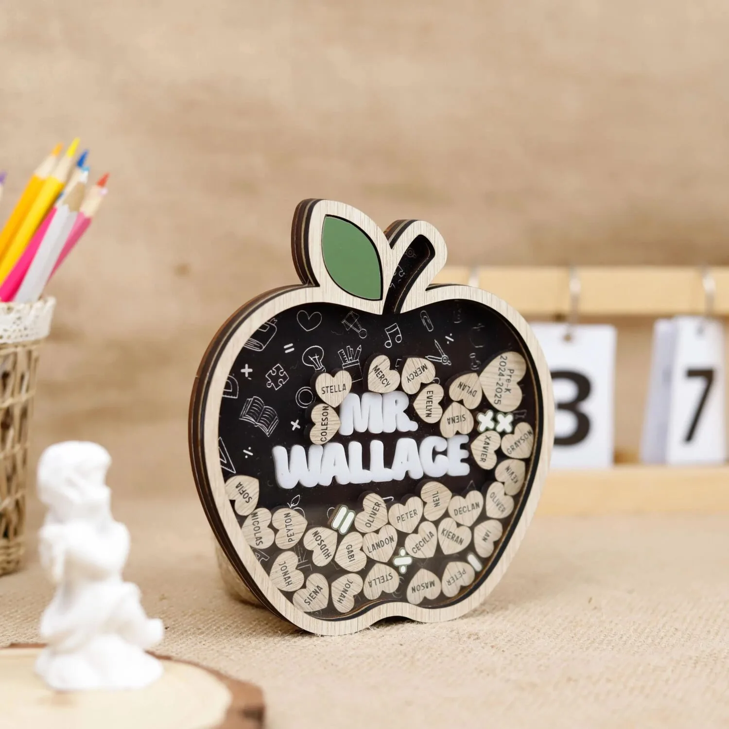 Personalized Math Teacher Gift | Custom Classroom Sign for Math Teacher Appreciation - Image 7