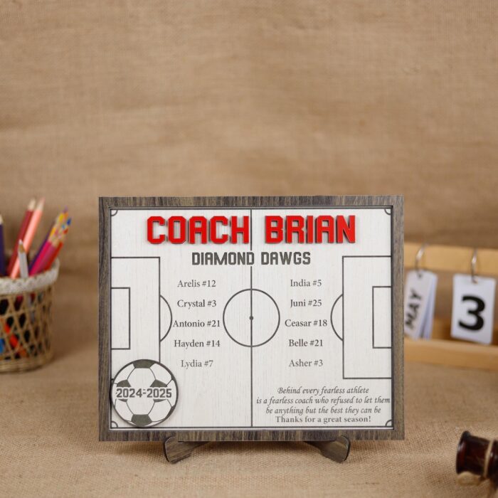 Personalized Soccer Coach Gift - Custom collage | Custom Soccer Coach Photo Gift – End of Season Tribute - Image 5