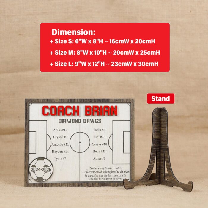 Personalized Soccer Coach Gift - Custom collage | Custom Soccer Coach Photo Gift – End of Season Tribute - Image 2