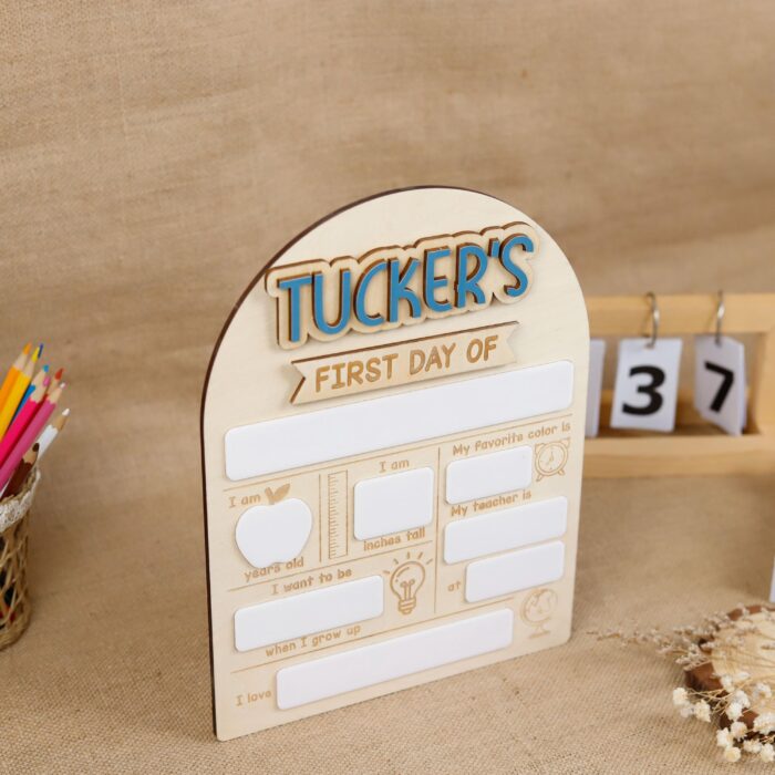 Personalized Reusable School Board - First & Last Day | Personalized Reusable School Board for First and Last Day Photos - Image 7