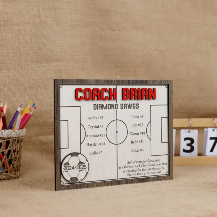 Personalized Soccer Coach Gift - Custom collage | Custom Soccer Coach Photo Gift – End of Season Tribute - Image 6