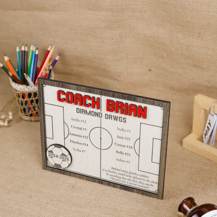 Personalized Soccer Coach Gift - Custom collage | Custom Soccer Coach Photo Gift – End of Season Tribute - Image 9