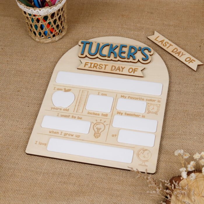 Personalized Reusable School Board - First & Last Day | Personalized Reusable School Board for First and Last Day Photos - Image 8